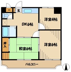 グリーンハイムヴェラ斉藤の物件間取画像